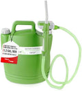 TERA PUMP 2nd Gen. TRWC-L - Battery Powered Watering Can with Detacheable 4.9 Feet Long Hose, Green, 3.8 Gallon Can (Included) - 1.2 GPM by TERAPUMP