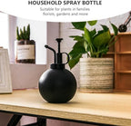 Xmas Black Watering Can 500ml Stainless Steel for Plants - Image 3