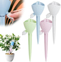 Self Watering Spikes, 4/8 Pack Automatic Plant Waterer with Adjustable Valve, Drip Irrigation Stakes for Indoor & Outdoor Plants, Self Watering Insert Devices for Garden, Vacation (8, Mix) by Spwejsr