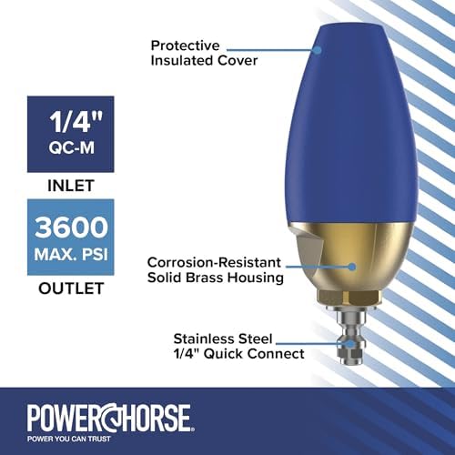 Powerhorse Rotating Pressure Washer Turbo Nozzle, 4.0 Orifice, 4,000 PSI - Image 3