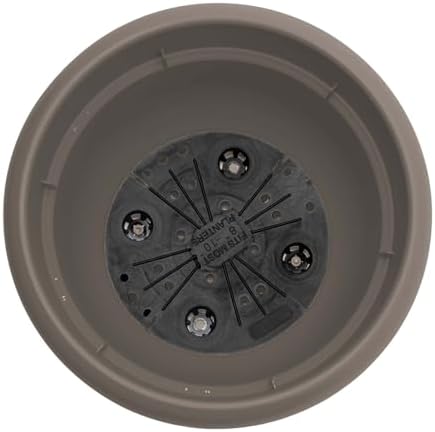 Bloem Ariana 20" Plastic Self-Watering Planter, Peppercorn, 2-Pack - Image 6