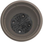 Bloem Ariana 20" Plastic Self-Watering Planter, Peppercorn, 2-Pack - Image 6