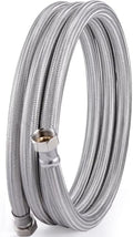10ft x 5/8" ID Garden Leader Hose,Stainless Steel Braided Layer Water Hose by TOHONGADON