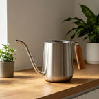 30oz Watering Can for Indoor Plants, Stainless Steel Long Spout - Image 4