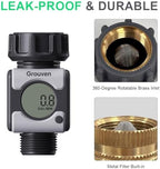 Garden Sprinkler Timer & Water Flow Meter with Brass Inlet - Image 7