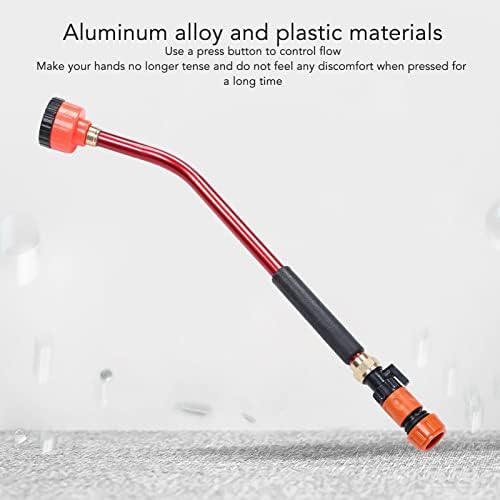 Adjustable Water Sprayer Wand Durable High Rise Stick Sprinkler Aluminum Alloy Plastic Plant Watering Wand for Garden Yard Farm (60CM) - Image 7
