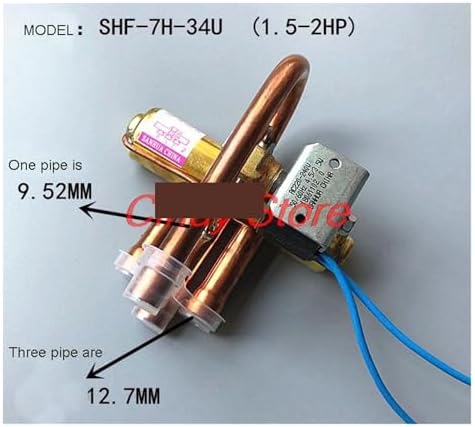 Four-Way Heat Pump Reversing Valve with Coil AC220V 1-5P Air Conditioning(SHF-4H-23U) - Image 3