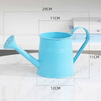 Metal Watering Can for Indoor 1L Garden Sprinkling with Ergonomic Handle Outdoor Care Tool (Red, One Size) - Image 4