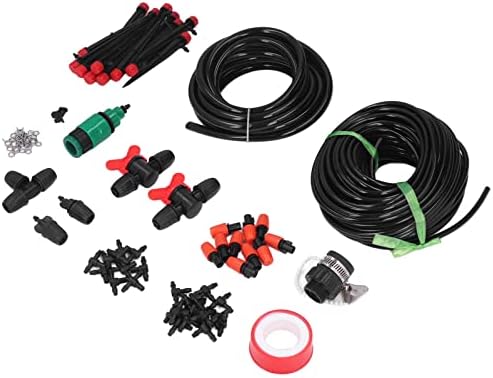 GOWENIC Lawn Greenhouse Misting Kit | Micro Drip Irrigation System with 8/12 & 4/7 Hose for Patio Cooling - Image 7