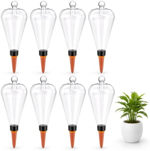 8Pcs Self Watering Globes 500ML Plant Waterer Device Transparent by Unknown