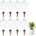 8Pcs Self Watering Globes 500ML Plant Waterer Device Transparent by Unknown