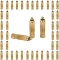 50pcs/pack Misting Nozzles, Brass Replacement Heads for Outdoor Cooling System, High Pressure Atomizing Sprayer with Filter for Patio Lawn, 10/24 UNC(Gold,0.2mm) by Unknown
