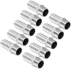10pcs Stainless Steel Hose Barb Fitting 1" Barb to 3/4" NPT Male by Kozelo