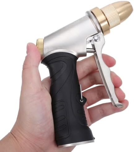 High-pressure Water Hose Nozzle with 3/4 Thread Brass Spray for Garden - Image 4