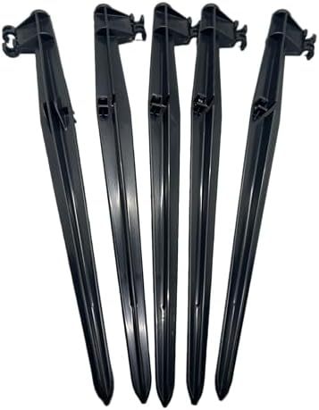 13-Inch Heavy-Duty Irrigation Support Stake for 1/4" Drip Tubing – Industrial Grade Riser Stake (20) by Unknown
