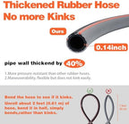 Garden Hose 100 ft 5/8, Rubber Water Hose Heavy Duty - Image 3