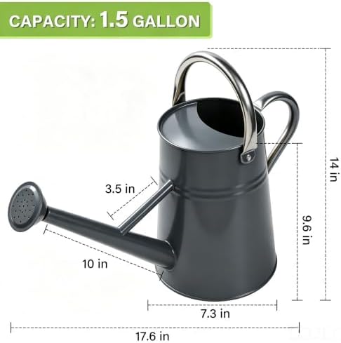 1.5 Gallon Large Watering Can for Outdoor&Indoor Plants - Image 2