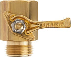 Dramm 12353 Heavy-Duty Brass Shut-Off Valve by DRAMM
