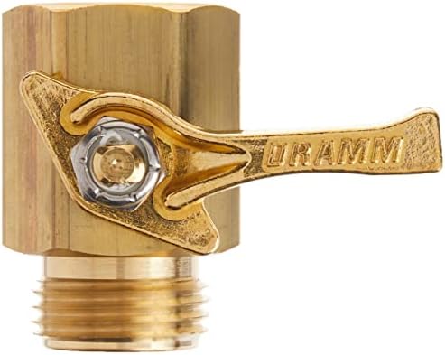 Dramm 12353 Heavy-Duty Brass Shut-Off Valve by DRAMM