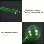 MECCANIXITY Self-Watering Bulb 80mm Dia. Plastic Automatic Watering Globe Ball Irrigation Device for Potted Plants, Green 5Pcs - Image 4