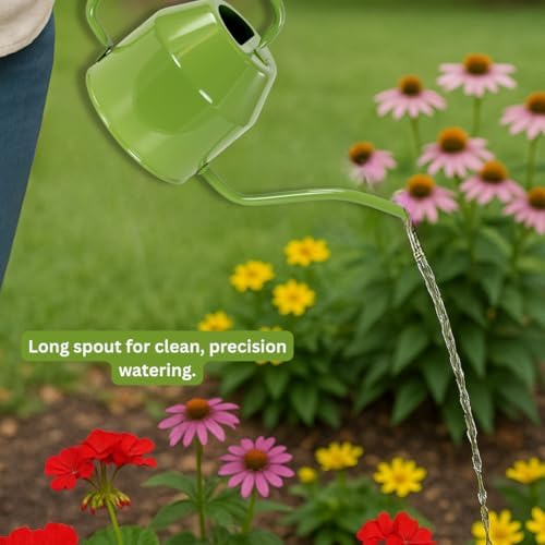Down to Earth Basics Metal Watering Can – 1.25 Litre Capacity - Image 6