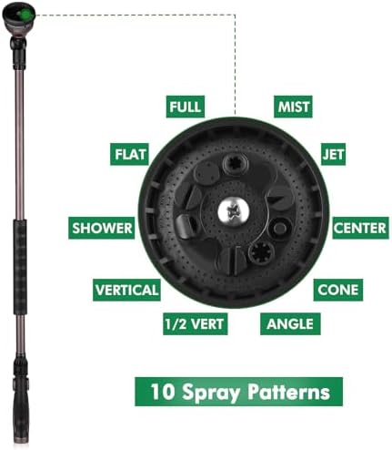 RESTMO 36” Watering Wand for Garden Hose, Heavy Duty Hose Sprayer Nozzle - Image 3