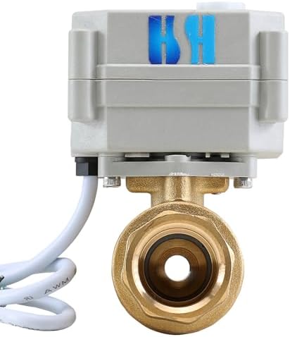 3/4" 2 Way 12VDC Brass NPT Reverse Polarity 2 Wires On/Off Motorized Electrical Ball Valve - Image 3