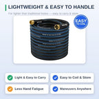 FEVONE Kink Free Garden Hose 25 ft, Heavy Duty Water Hose - Image 5