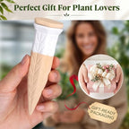 6 Pack Terracotta Watering Spikes with Lids and 3 Shovels Plant Watering Devices Wine Bottle Automatic Plant Slow Release Self Planting Stakes for 5”-9” Pots(4.92 x 1.57 x 1.57 Inches) - Image 5