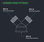 Supply Giant H64-565656-NL-10 Garden Hose Adapter,3/4" MH x 3/4" MH x 3/4" FH, Brass Lead-Free 10 Pack - Image 5