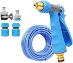 Garden Hose Nozzle Spray Guns Rotating Adjustable Garden Spray Watering Guns Slip Resistant Labor-Saving for Plants Watering Cleaning Showering Pets Watering Gun (Color : 30m Suit) by Unknown