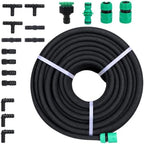 165 FT Drip Irrigation Hose, 1/2 Inch Porous Soaker Line for Garden Beds by Roadoor