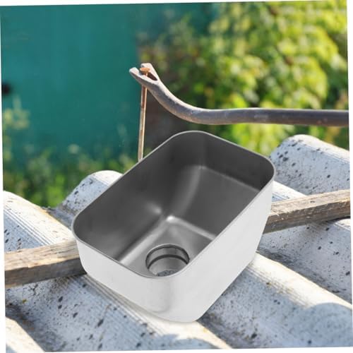 Outanaya Stainless Steel Sink Gutter Splash Guard Rainwater Diverter Downspout Adapter for Efficient Water Collection - Image 5