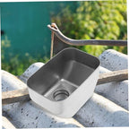 Outanaya Stainless Steel Sink Gutter Splash Guard Rainwater Diverter Downspout Adapter for Efficient Water Collection - Image 5