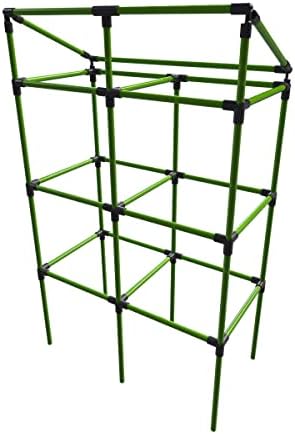 BioGreen Trellis for Raised Garden Bed with Watering System City Jungle | 12“L x 24“W x 38“H | Ideal Growth for Climbing Plants | Easy to Assemble by BioGreenUSAInc