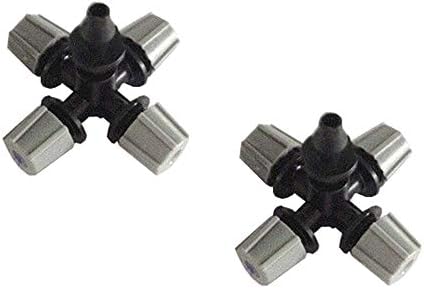 Pressure atomizing misting Sprayer, Garden Sprinkler Watering Irrigation Garden Misting Sprinkler Greenhouse Humidifier Plant Mist Nozzle Sprinkler Garden Tool 10pcs Mist Nozzle - Image 2
