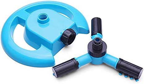 Lawn Sprinkler, Garden Sprinkler Premium Kit Outdoor Sprinklers Kids Play Automatic 360 Degree Rotating Adjustable Irrigation System, Speed & Range Control by BESIMLI