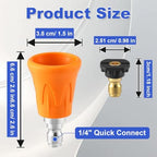 FIXFANS Pressure Washer Nozzle Guard, High Pressure Washer Hose Reel for Water/Air/Oil - Image 4