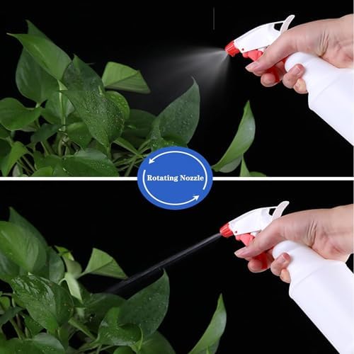 10 Packs 32oz Empty Spray Bottles Plastic Heavy Duty Refillable Spray Bottles with Adjustable Nozzle and Measurements for All Purpose Cleaning Solutions - Image 4