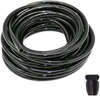 8/11mm Garden Watering Hose 3/8'' PVC Water Tubing, for Garden Drip Irrigation Tube with Black End Plug (Size : 10m) by Unknown