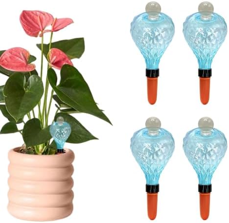 Plant Self Watering Globes, 4 Pieces Drip Automatic Irrigation Bulbs by Unknown