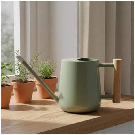 Long-Spout Metal Watering Can Stainless Steel Watering Can Gentle Flow Long Spout Watering Can Plant Care Item Easy to Fill by Unknown