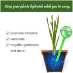 Plant Watering Globes Automatic Plant Watering Bulbs House Garden Water Can Spike Flower Houseplant Device Drip Irrigation System(10PCS SL Set F) - Image 3