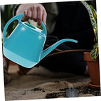 Green Plastic Long Spout Watering Can for Indoor Garden Plants - Image 4