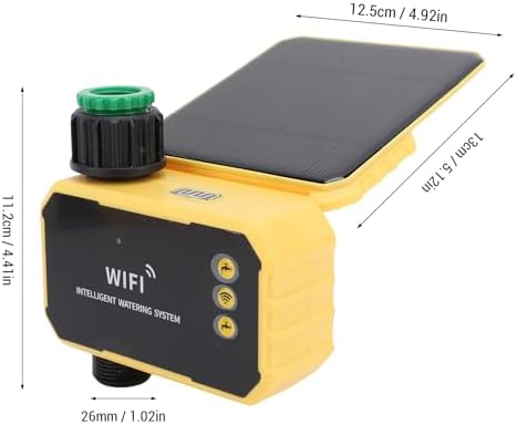 FTVOGUE Solar WiFi Sprinkler Timer Irrigation Controller Water Timer with Rain Sensor Type C Port for Gardens Balconies Rooftops - Image 5