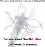 20m Self Watering Capillary Wick Cord Vacation Plant Sitter, for DIY Self-Watering Planter Pot Automatic Water Wicking Hydroponic - Image 5