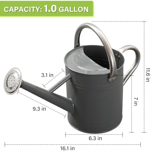 1 Gallon Metal Watering Can for Outdoor&Indoor Plants - Image 5