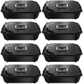 VIVOSUN 8-Pack FlexFeed Self-Watering Pots, Auto Irrigation Fabric Pot Base with Water Meter & Maintenance Window, for Use Indoors/Outdoors in Grow Tents, Greenhouses, Gardens by VIVOSUN