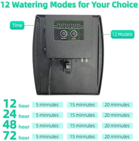 Solar Drip Irrigation System - Supports 20-30 Pots, 12 Timing Modes - Drip Irrigation Kit,Automatic Plant Garden Watering System for Outdoor Plants,Garden, and Potted Plants - Image 5