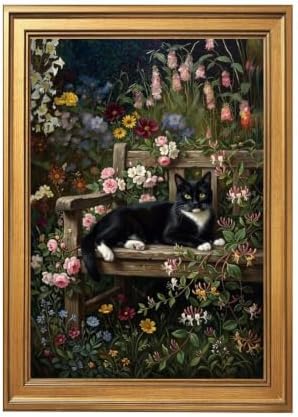 Gold Vintage Framed Glass Bottle Wall Art, Still Life Painting Print by Unknown